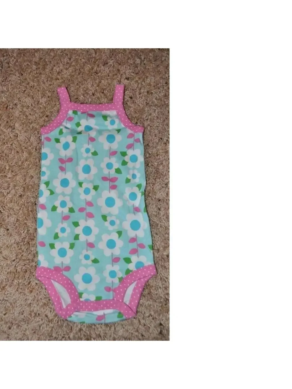3 Pc Summer Bodysuits Girls 9 months Easter, Mommy Love Me, Floral Baby